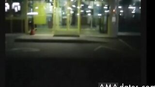 German Blonde Blowjob in a Schwimmbad! -4