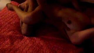 Korean Amateur Couple's Pantyhose Motel Sex Tape -2