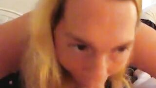 Stepmother Sucks Father-in-Law on Webcam