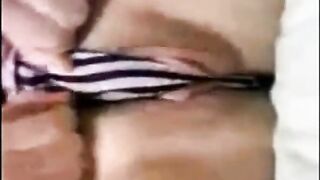Japanese Amateur Girl Masturbates on Cellphone