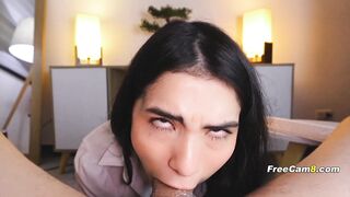 Sloppy Throat Fuck with Drooling Babe