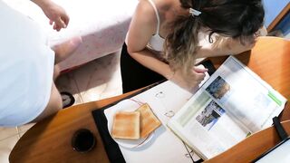 Cum-Soaked Toast: A Kinky Breakfast