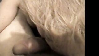 Blonde Amateur Milf Loves Sucking Cock