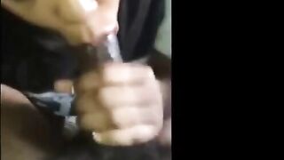 Black Amateur Sucks a BBC