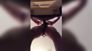 Girl Tries a Huge Dildo for Hardcore Action