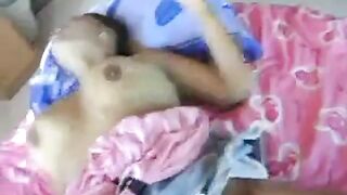 Huge-Boobed Asian Amateur Gets Drilled and Covered in Cum