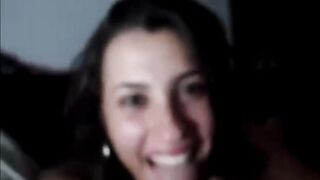 Homemade Facial - Sperm Loving Amateur's Blowjob Delight