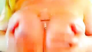 Big-Titted Romanian Granny Plays with Sex Toy on Webcam -2