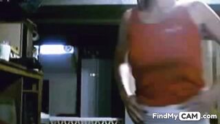 Busty MILF Bares All on Webcam