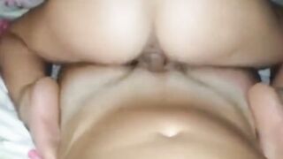 Amateur Greek GF with a Hot Ass Rides POV-Style