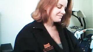 Busty Pregnant Babe on Webcam