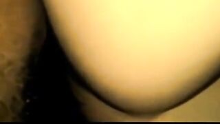 Phat-assed girl takes big black cock homemade