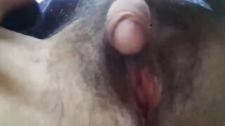 Japanese Girl's Huge Clit Masturbation
