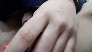 Japanese Girl's Huge Clit Masturbation