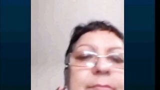 Brazilian MILF Flashes on Webcam