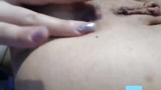 Brunette's Pussy and Ass on Webcam