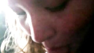 Freckled Redhead Amateur Blowjob