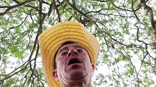 Country stepfather fucks his beautiful, busty, big-assed stepdaughter in the countryside.