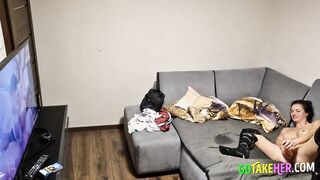Big-Titted Milf's Wet Wild Masturbation Session