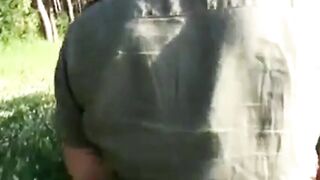 Öffentlicher Deutscher Blowjob & Cumshot
