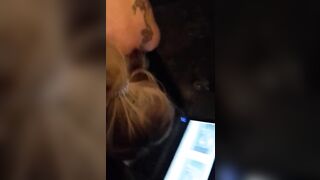 Blonde Submissive Fucked Roughly by a Machine