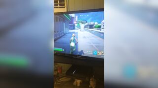 Wife gets mad and angry that I jerk off next to her while she her night gown is up, while she gaming