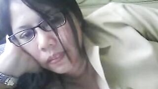 Indonesian MILF Plays with Her Big Boobs on Webcam