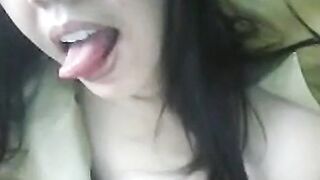 Indonesian MILF Plays with Her Big Boobs on Webcam