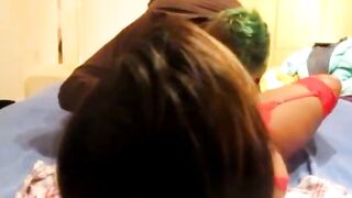 German Amateur Enjoys Cunnilingus Orgasm