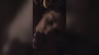 German MILF Gives a Dirty Talk Blowjob and Takes a Facial