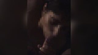 German MILF Gives a Dirty Talk Blowjob and Takes a Facial