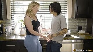 SPANKBANSPANKBANG GOLD - Rachael Cavalli - Stepmom Sloppy Blowjob That Ends on Her Face