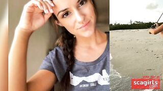 Fishing Girl Gangbanged by the Crew - Brunette MILF