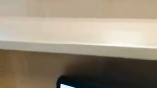 Blonde Couple's Public Library Webcam Fuck
