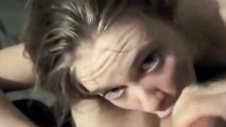 Cute Amateur Girl Earns a Huge Facial Reward