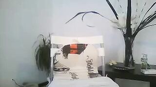 Skinny Mature Granny on Webcam -2