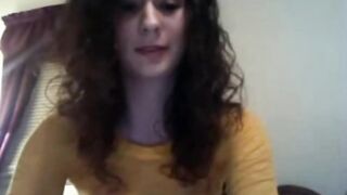 Shy Girl with Big Tits Masturbates on Webcam