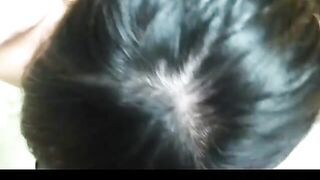 Amateur Asian MILF Gives a Blowjob -4