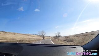 Handjob While Driving, Making Him Cum Hard!