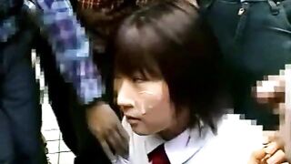 Bukkake Circle: Outdoor Japanese Amateur Fun