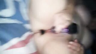 Party Amateur Girl Masturbating in a Group Sex Session