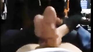 Japanese Femdom Gives an XXL Handjob