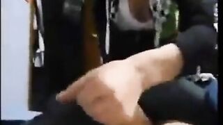 Japanese Femdom Gives an XXL Handjob