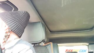 Orgasmic Drive - Public Car Solo with a Teen Webcam Girl
