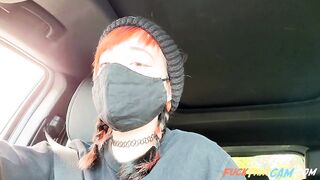 Orgasmic Drive - Public Car Solo with a Teen Webcam Girl