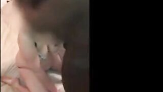 Girl Shared and Used Well by Stranger: Interracial Amateur Video -2