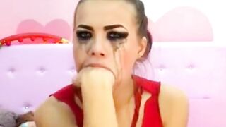 Crazy Deep Throat Webcam Girl Uses Sex Toys