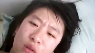 Hairy Chinese Amateur Sucks Cock