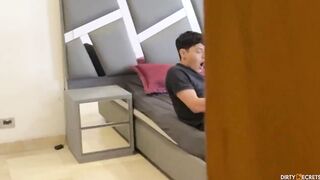 MY STEPSISTER HELPS ME LOSE MY VIRGINITY AND WE ARE DISCOVERED BY OUR OLDER STEPSISTER AND SHE ALSO WANTS TO