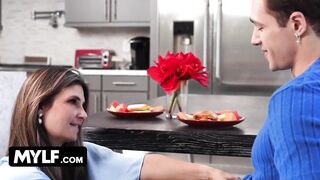 Are We Going to Get Caught?! My Horny StepMom Loves Sucking My Big Dick When My StepDad's Around